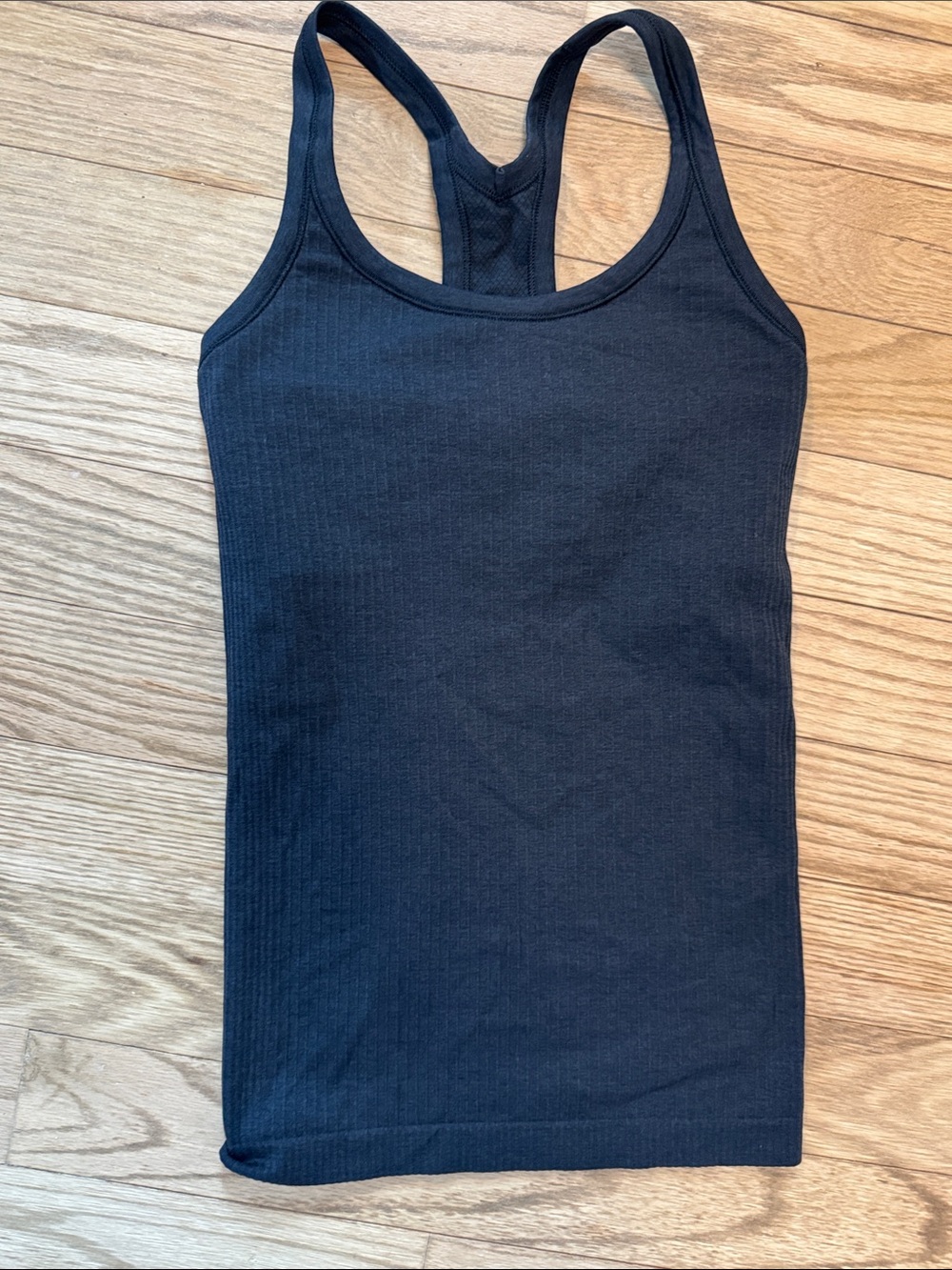 Lululemon Edd to Street Black Ribbed Racerback Tank Top - Women